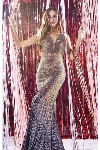 Prom Fitted Sleeveless Evening Formal Mermaid Dress