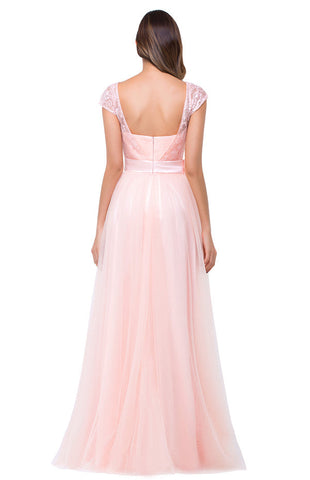 Crew Floor-length A-line Sashes Chiffon Bridesmaid Dresses