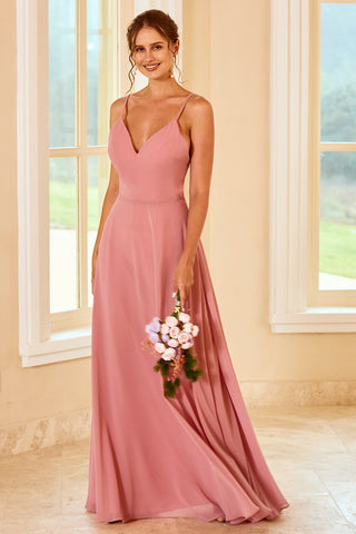 Long Boho Bridesmaid Dress