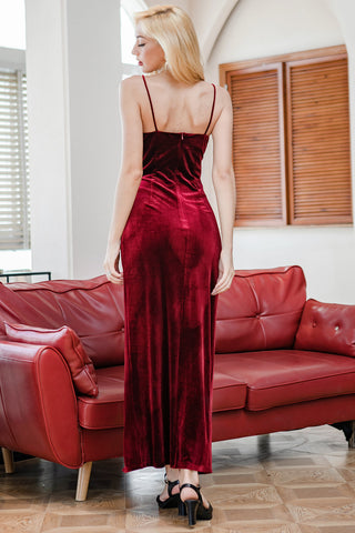 Velvet Evening Party Dress