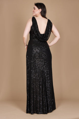 Plus Size Formal Dress Fully Sequin Gown