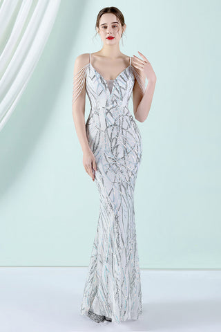 Spaghetti Straps Prom Dress