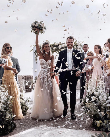 Elegant Princess A-Line Wedding Dresses with Lace