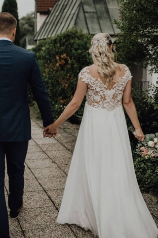 Elegant Wedding Dresses Long Tulle | Wedding dresses with lace