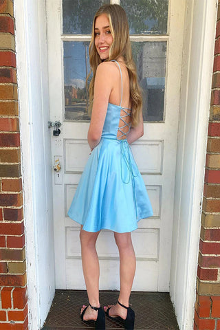 A Line Simple Homecoming dress