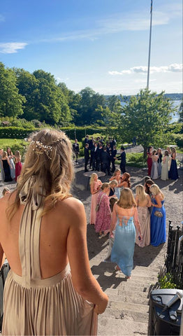 Différents styles de robes de soirée Robe de bal dos nu Robe de bal rose en tulle à volants Y288