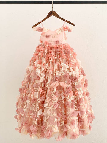 A-line Tulle Floor-length Dress (2003227607)