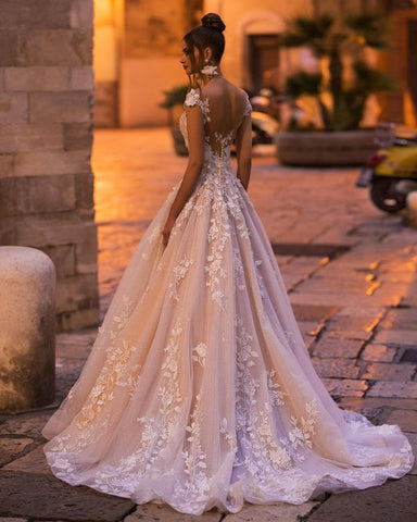Gorgeous wedding dresses A line | Wedding dresses lace