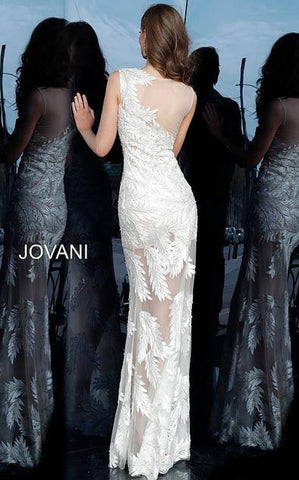 Jovani Long Sleeveless Wedding Dress Sale