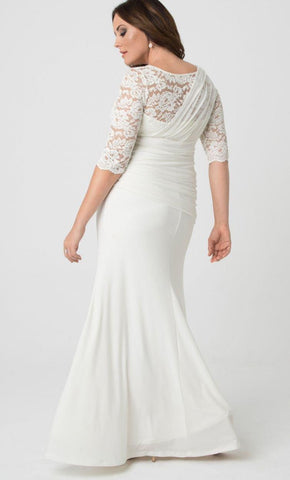 Kiyonna Long Wedding Dress Formal