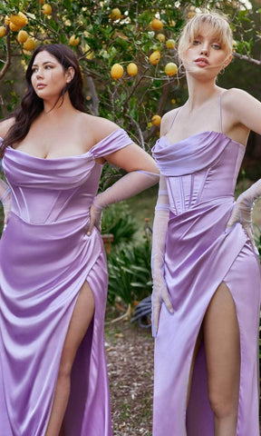 Off Shoulder Corset Evening Gown
