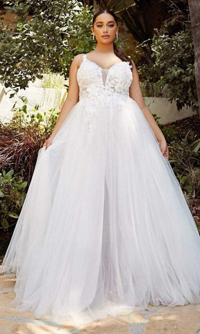 Sleeveless Layered Tulle Gown