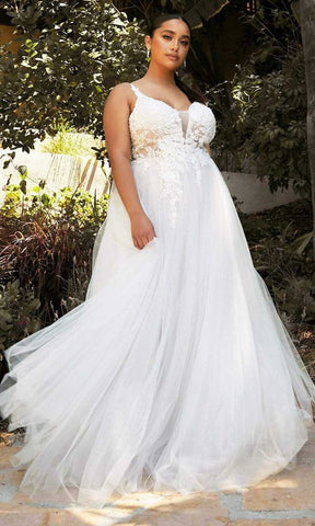 Sleeveless Layered Tulle Gown