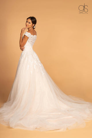 Long A-Line Wedding Dress