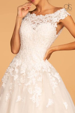 Long A-Line Wedding Dress