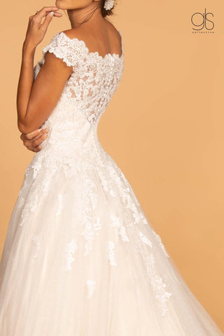 Long A-Line Wedding Dress