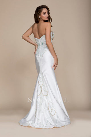 Long Formal Wedding Bridal Dress
