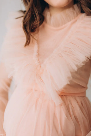 Long Sleeve Boho Maternity Dresses