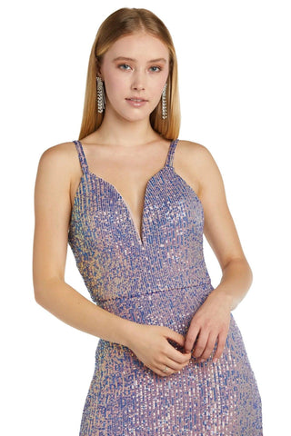 Long Fitted Formal Prom Gown