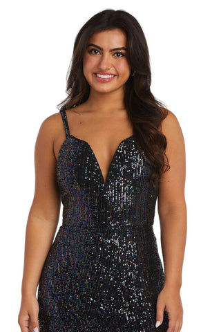 Long Fitted Formal Prom Gown