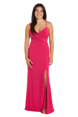 Long Spaghetti Strap Prom Dress