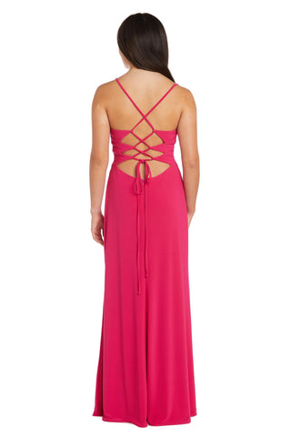 Long Spaghetti Strap Prom Dress