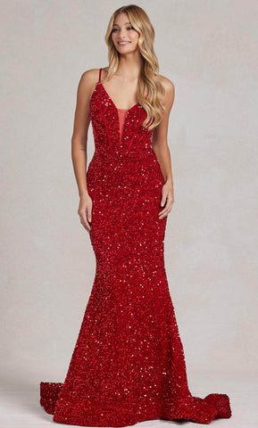 Sequin Mermaid Prom Dress