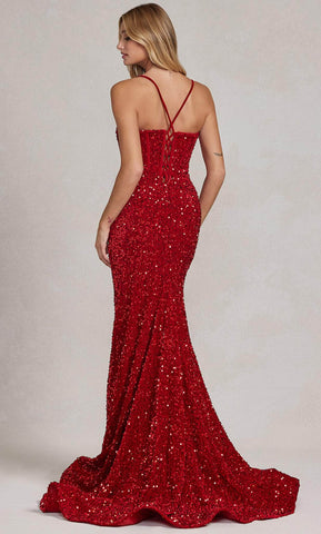 Sequin Mermaid Prom Dress