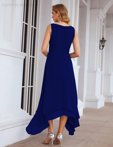 Robe de mariée grande taille en mousseline Sunnderly avec veste, idéale pour les cérémonies de mariage (SY28073) 