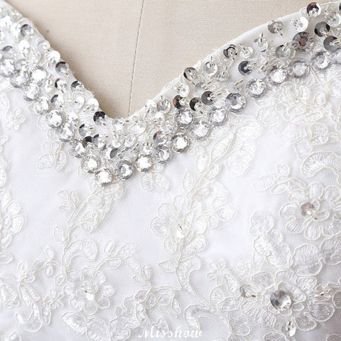 Princess Sweetheart Tulle Wedding Dress With Lace