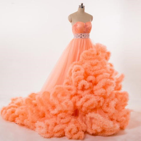 Robe de mariée enceinte, duveteuse, en cristal bordeaux, style nuage, HA2004