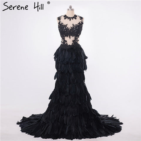 Mermaid Wedding dress Feather Ruffles Organza Full Ruffles Bride dress HA2006