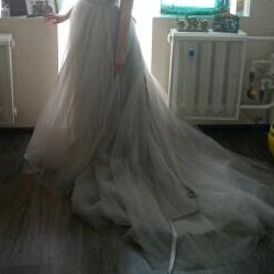 Long Train Pregnant Photography Wedding Gown Photo Dress HA2005