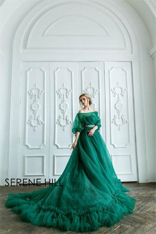 Long Train Pregnant Photography Wedding Gown Photo Dress HA2005