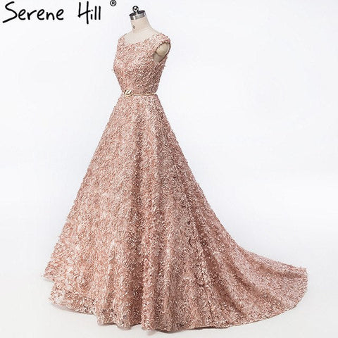 Robe de soirée élégante en tulle sans manches à petites fleurs, en solde, sans retour, sans remboursement, HA2064
