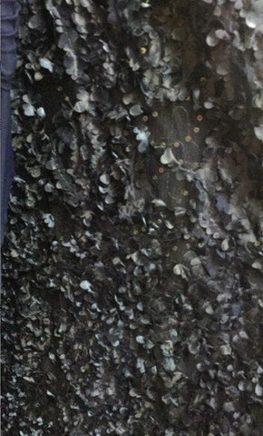 Robe de soirée élégante en tulle sans manches à petites fleurs, en solde, sans retour, sans remboursement, HA2064