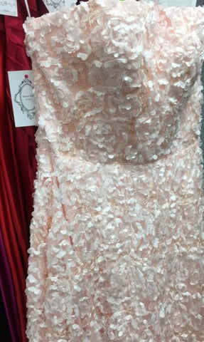 Robe de soirée élégante en tulle sans manches à petites fleurs, en solde, sans retour, sans remboursement, HA2064