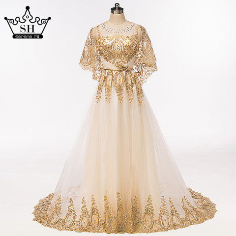 Nouvelles robes de soirée trapèze sans manches en fil châle HA2071