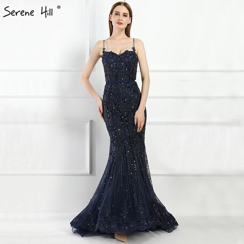 On Sale No Return No Refund Mermaid Lace Elegant Evening Dresses Evening Party LA6105