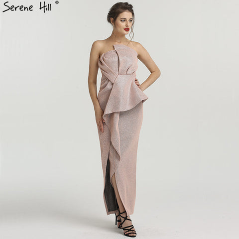 On Sale No Return No Refund Sale Asymmetrical Evening Dress Sleeveless Evening Gowns QA8020