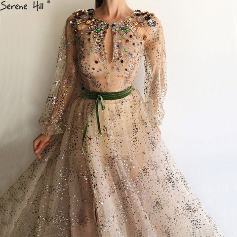 Robe de soirée sexy à paillettes diamantées, tenue de soirée tendance, LA6601