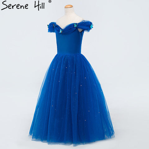 On Sale No Return No Refund Sale Baby Sequined Tulle Flower Girl Dresses Sleeveless Girls Pageant HTA0006