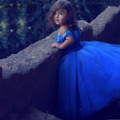 On Sale No Return No Refund Sale Baby Sequined Tulle Flower Girl Dresses Sleeveless Girls Pageant HTA0006