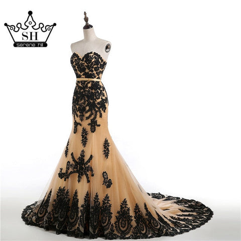 Luxury Mermaid  Embroidery Wedding Dress Bridal Gown Custom Size Robe