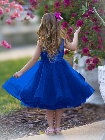 Ball-Gown/Princess Tulle Knee-length Flower Girl Dress
