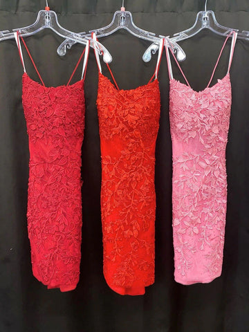 Short Mermaid Lace Open Back Prom Dress Purple Formal Evening Dresses