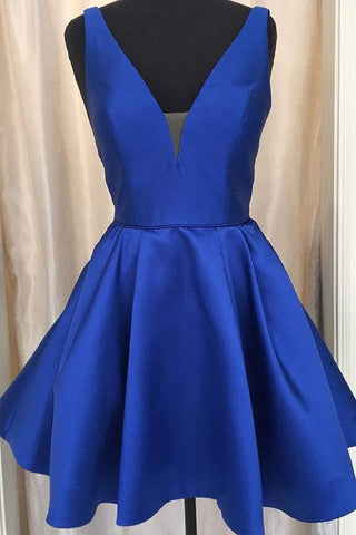 Robe de bal courte en satin simple, couleur lavande, modèle PD319