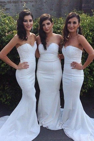 Sexy Mermaid Cheap Wedding Party Guest Bridesmaid Dresses
