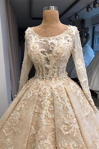 Vintage wedding dress with lace | Wedding dress with sleeves